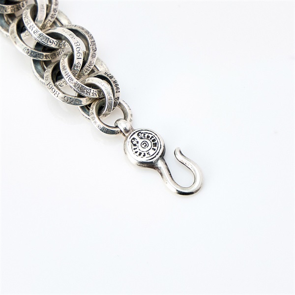 CHROME HEARTS ダブルBリング ブレスレット シルバー 925 | MixTHINKS