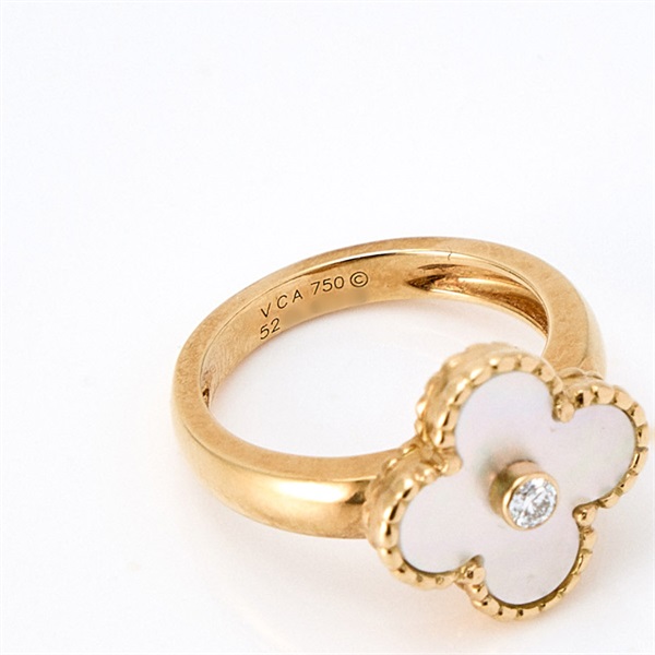 Van Cleef & Arpels ヴィンテージ アルハンブラ リング 52