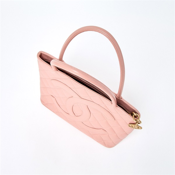 CHANEL マトラッセ 復刻 2000年 トートバッグ ピンク ゴールド