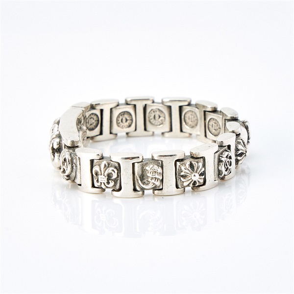 CHROME HEARTS Iリンク マルチモチーフ ブレスレット シルバー 925