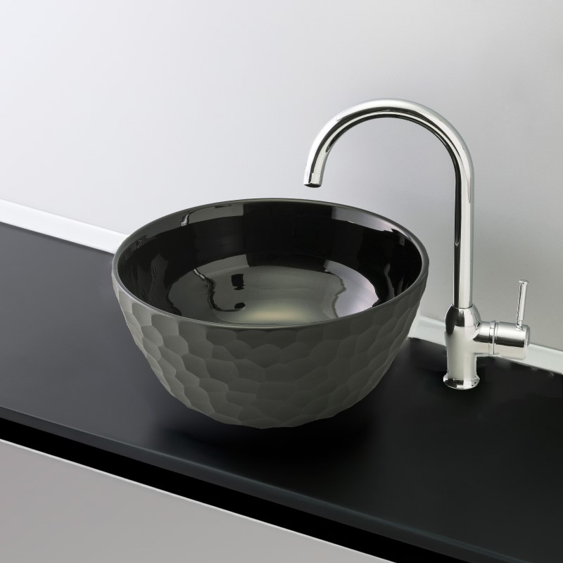 洗面ボウル ベネチアンガラス black B209｜おしゃれな洗面ボウル(洗面