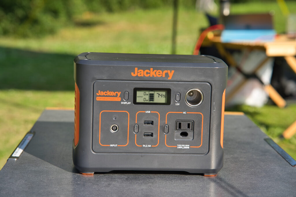 Jackery （ジャクリ）ポータブル電源400レビュー！キャンプに持ってい
