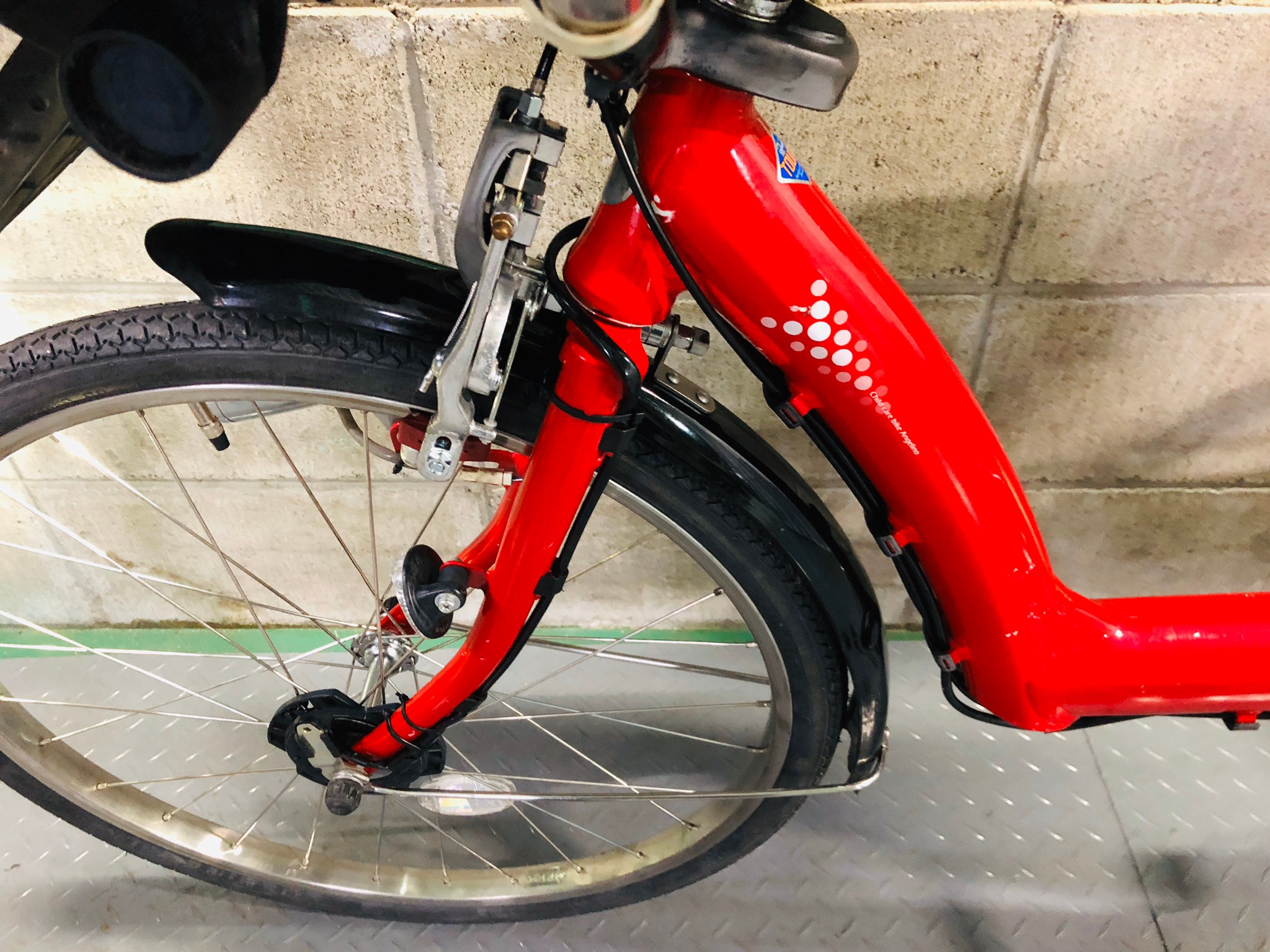 SOLD OUT】電動自転車 ブリヂストン アンジェリーノ 大容量8.9Ah 赤色