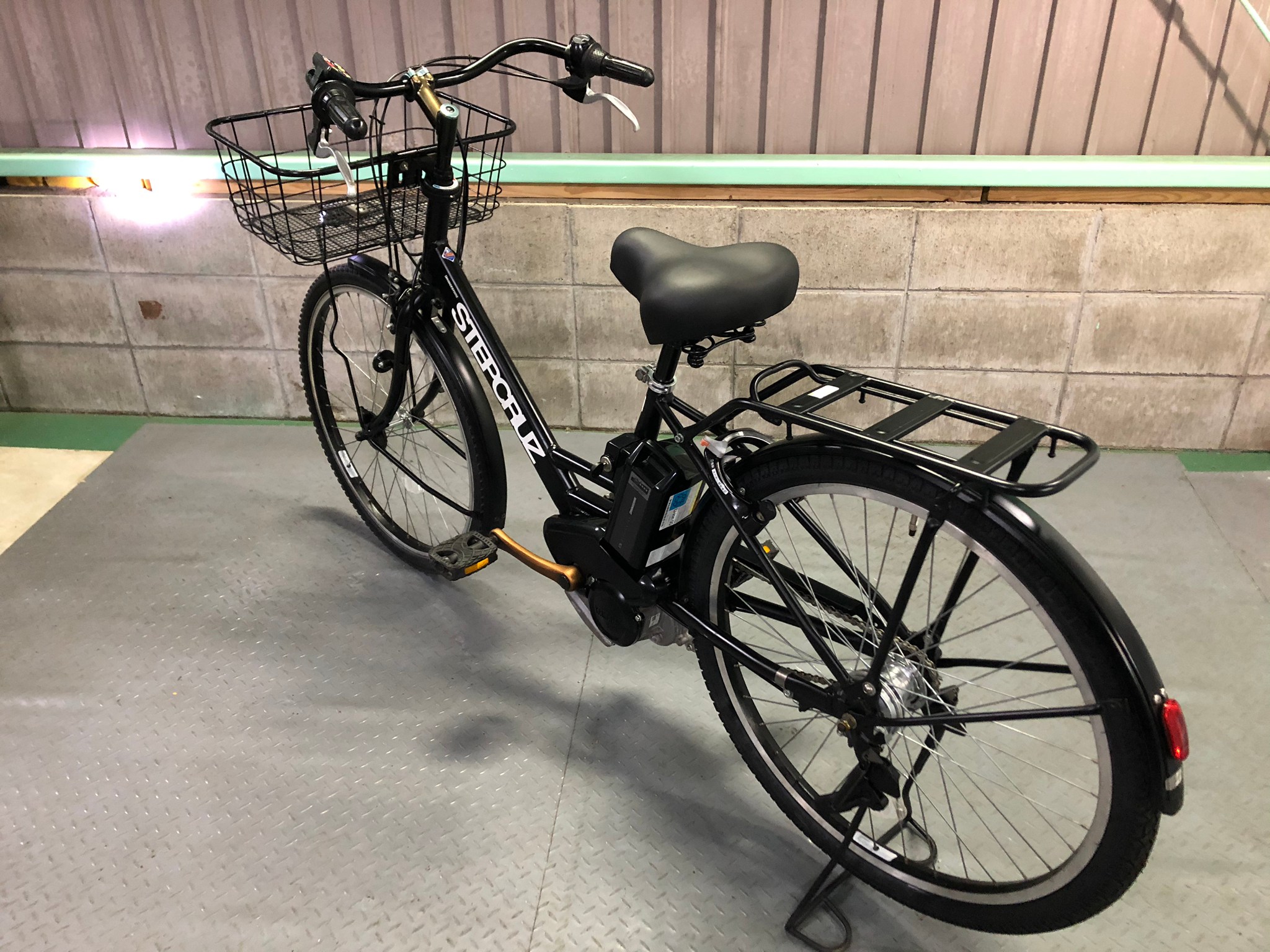 SOLD OUT】電動自転車 ブリヂストン STEPCRUZ 26インチ 大容量8.7Ah 黒
