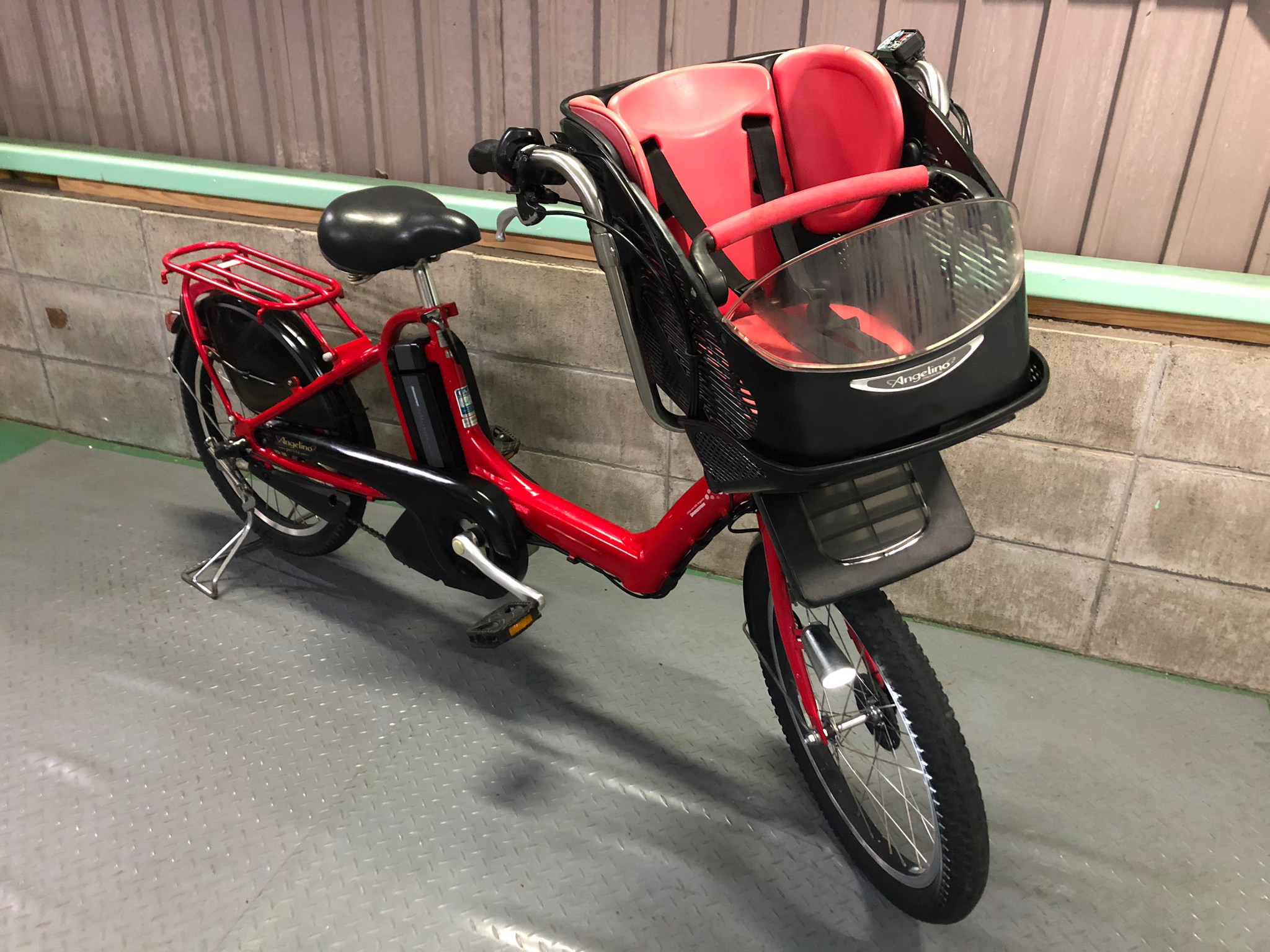 SOLD OUT】電動自転車 ブリヂストン アンジェリーノ 20インチ 子供乗せ