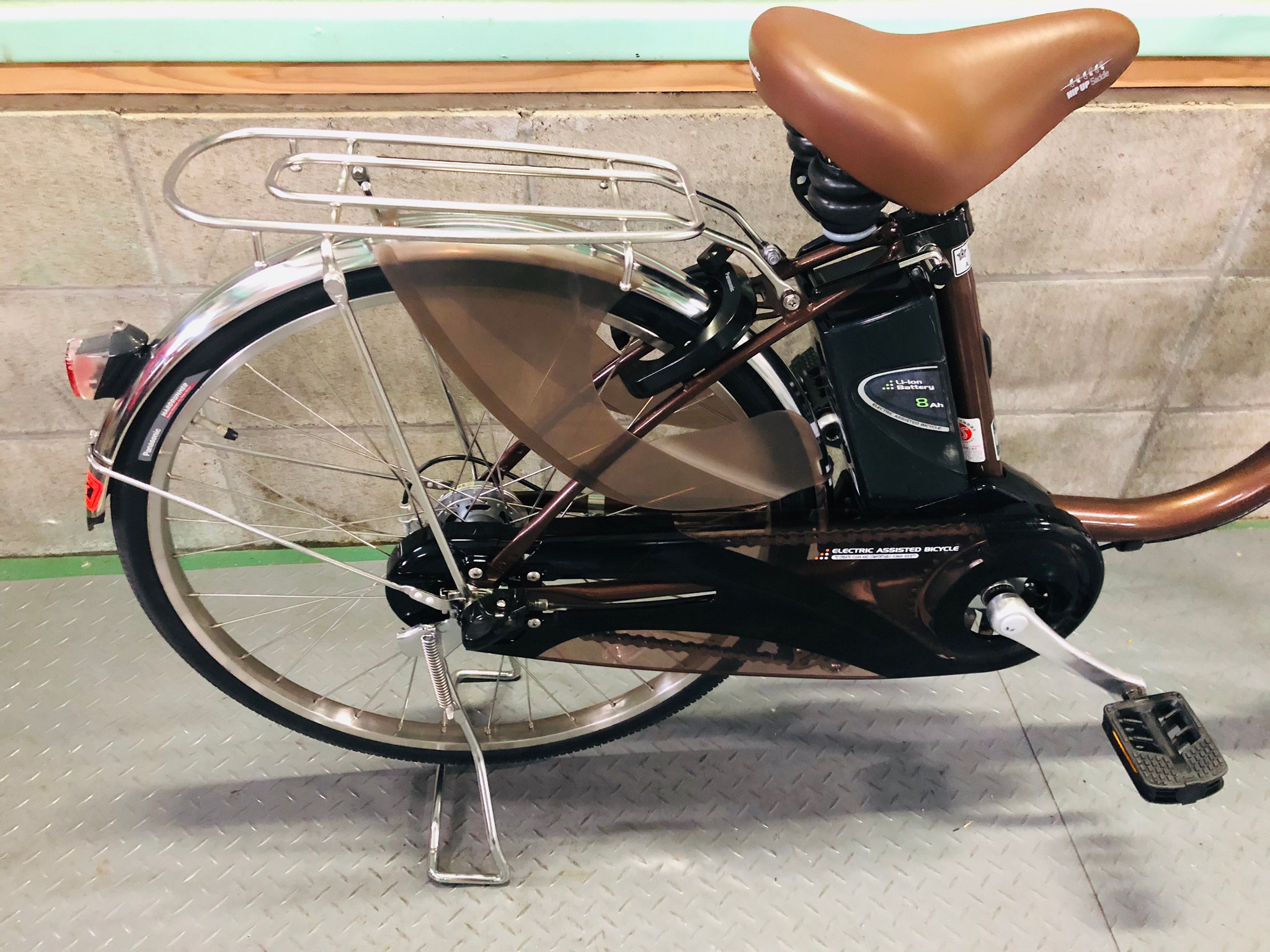 SOLD OUT】電動自転車 パナソニック リチウムビビDX 24インチ 6.6Ah 茶
