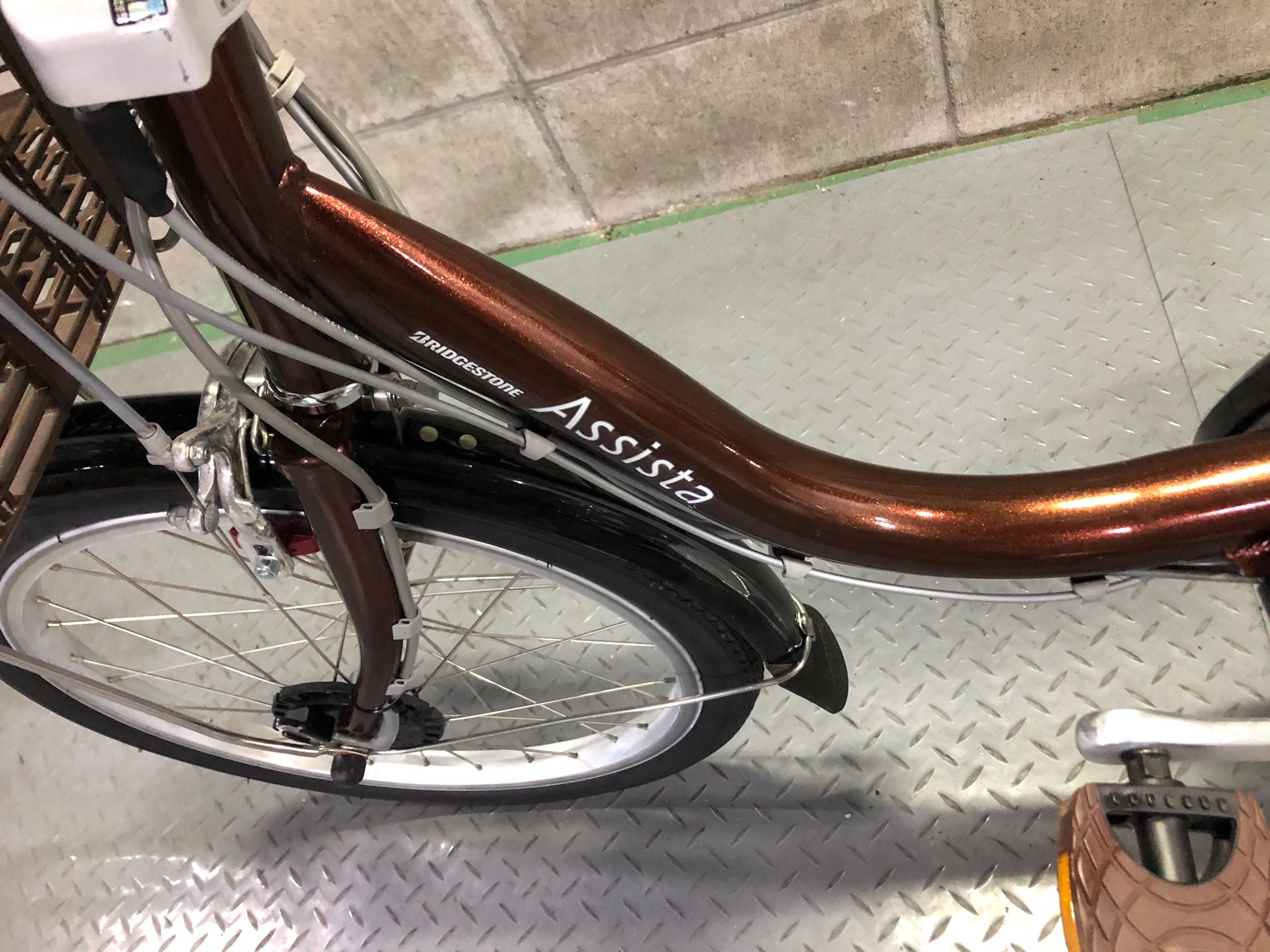 SOLD OUT】電動自転車 ブリヂストン ASSISTA 20インチ 8.7Ah 茶 | 国産