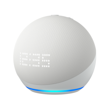Amazon Echo Dot with Clock - 5th Generation | Moment