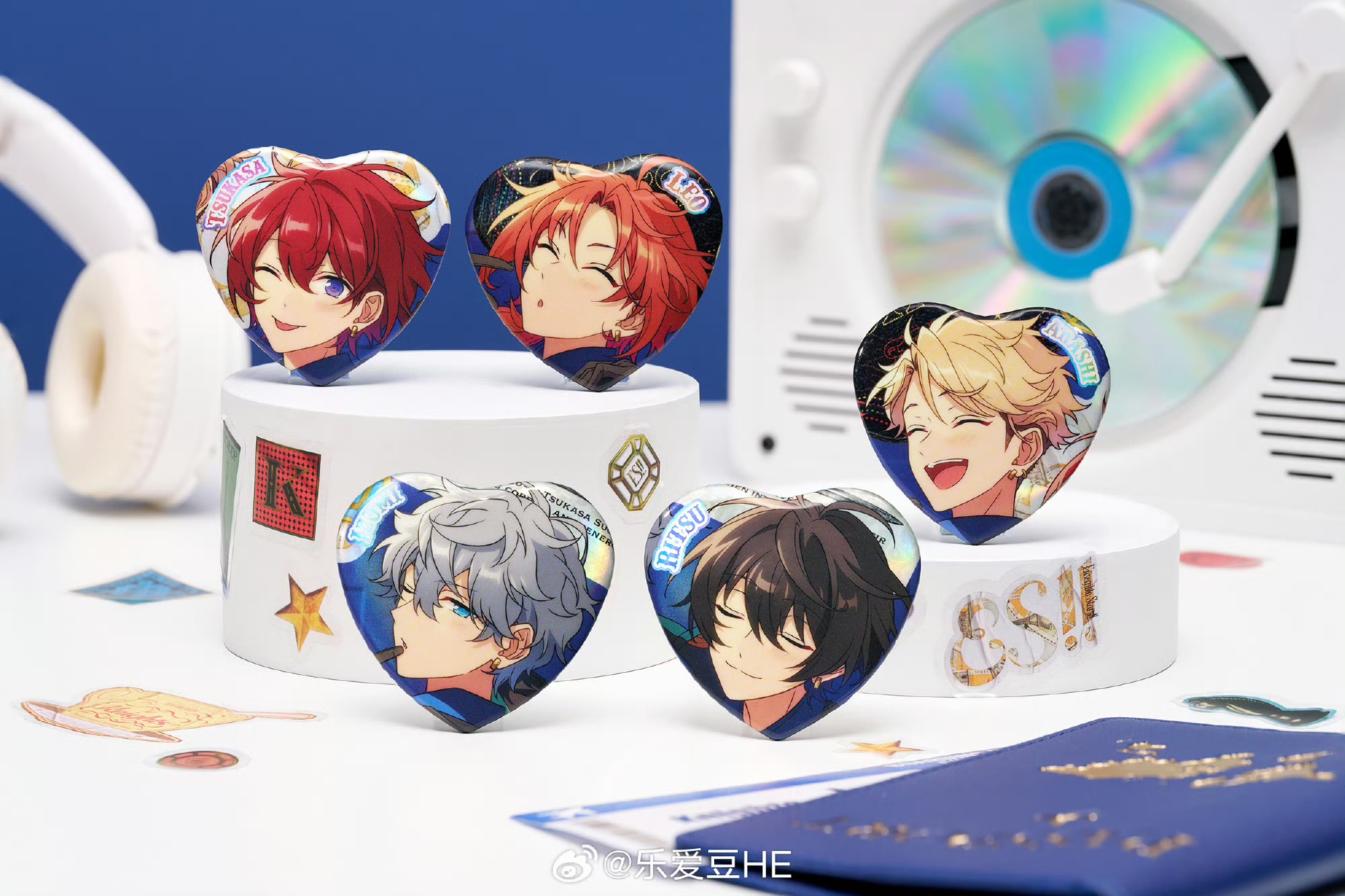 再販予約】偶像梦幻祭 中国限定 TRIPハート缶バッジ BOX（入金〆切3日