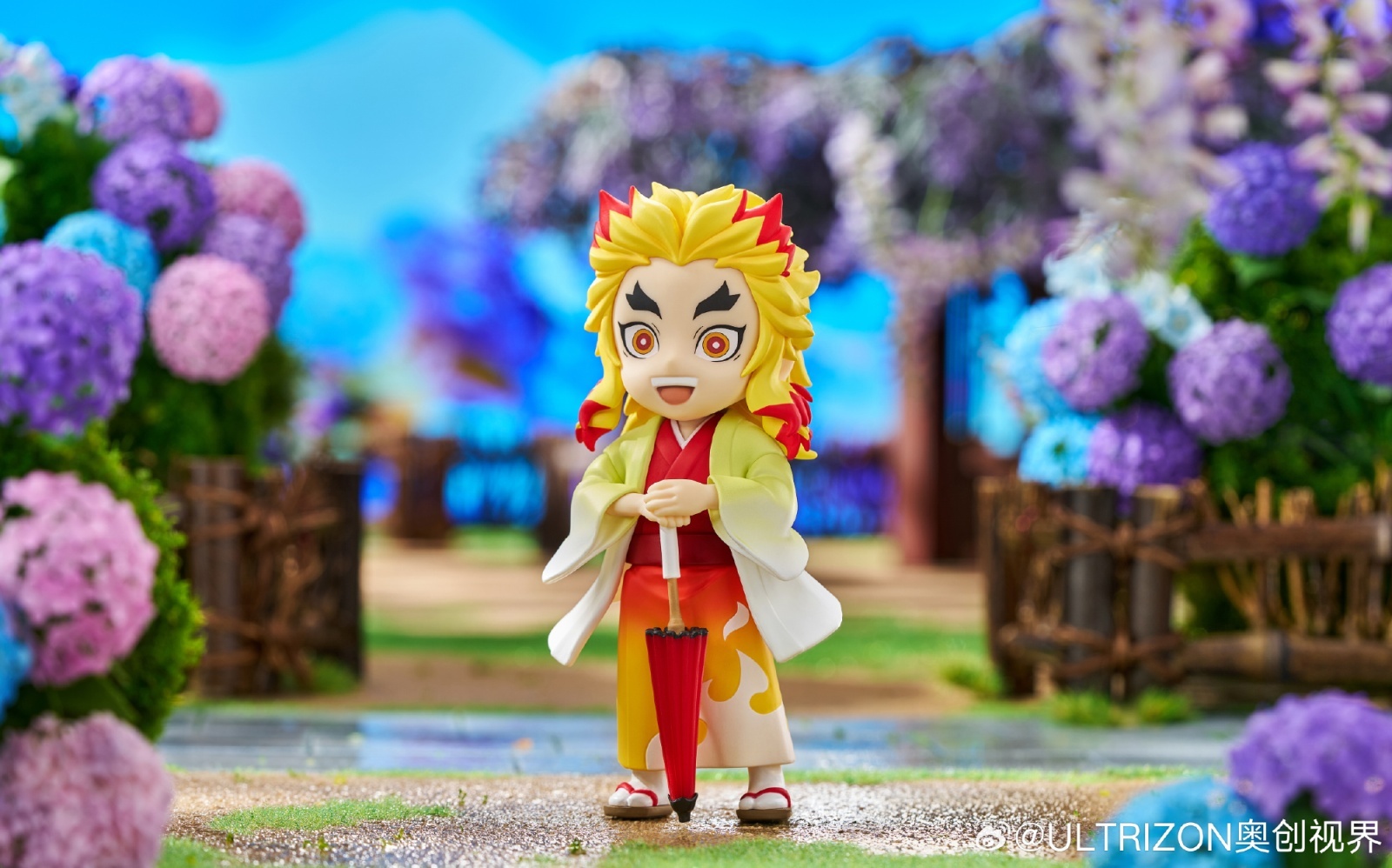 鬼滅の刃中国限定中国限定 フィギュア梅雨の日冨岡義勇 不死川実弥 2点