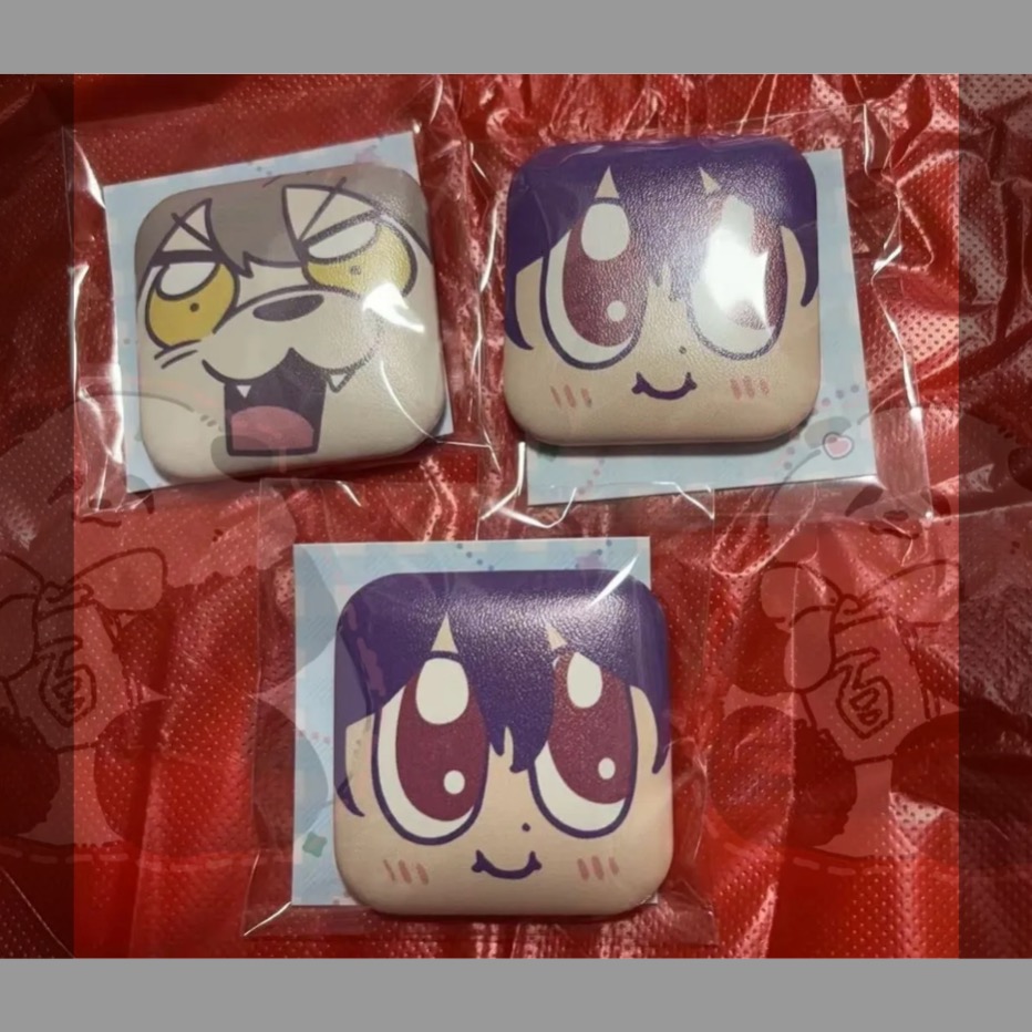 在庫品】偶像梦幻祭 中国限定 ぶくスタ 萌顔スクエア缶バッジ （入金〆