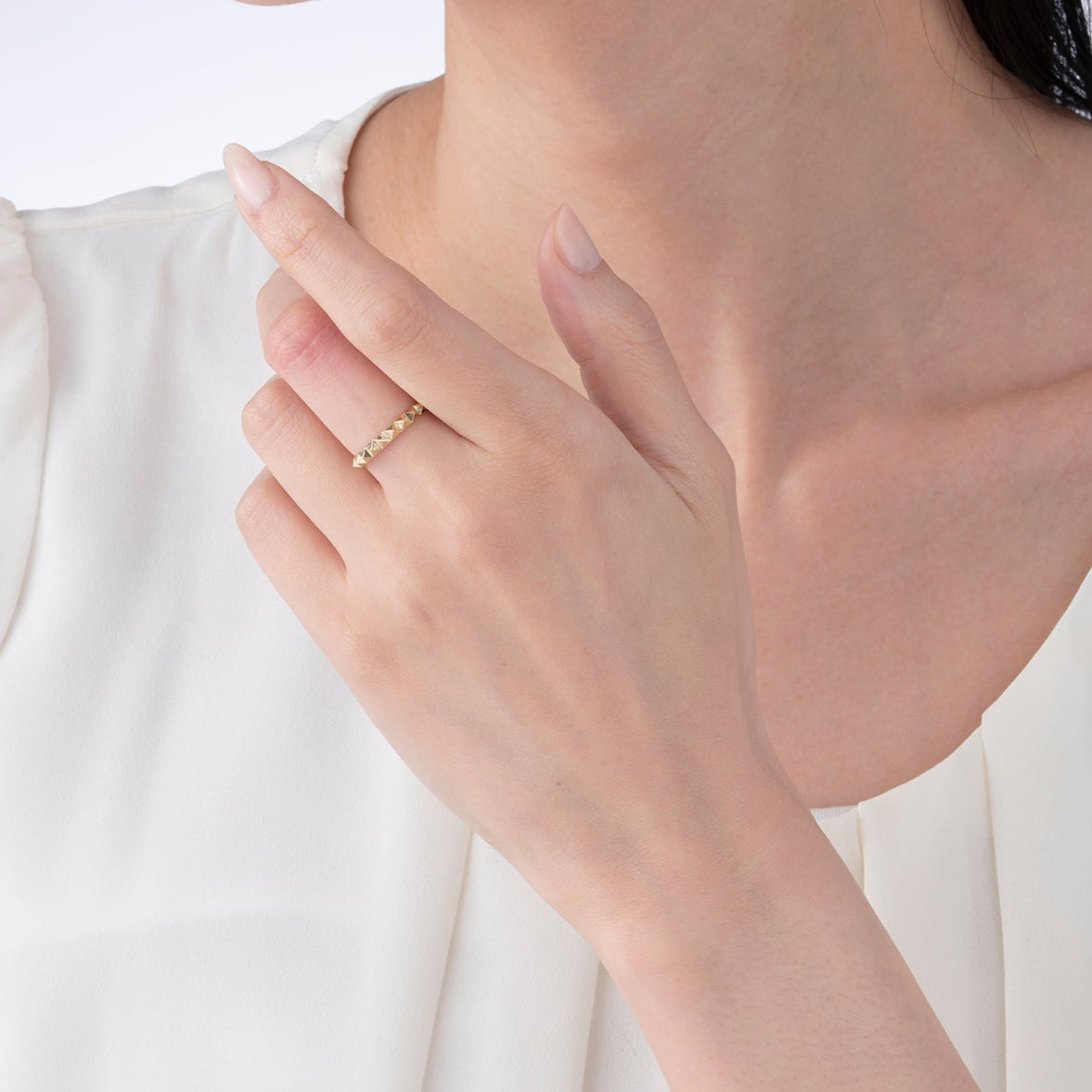 K10リング ハドリー｜MONATELIER（モナトリエ）公式｜K10 一粒ダイヤ