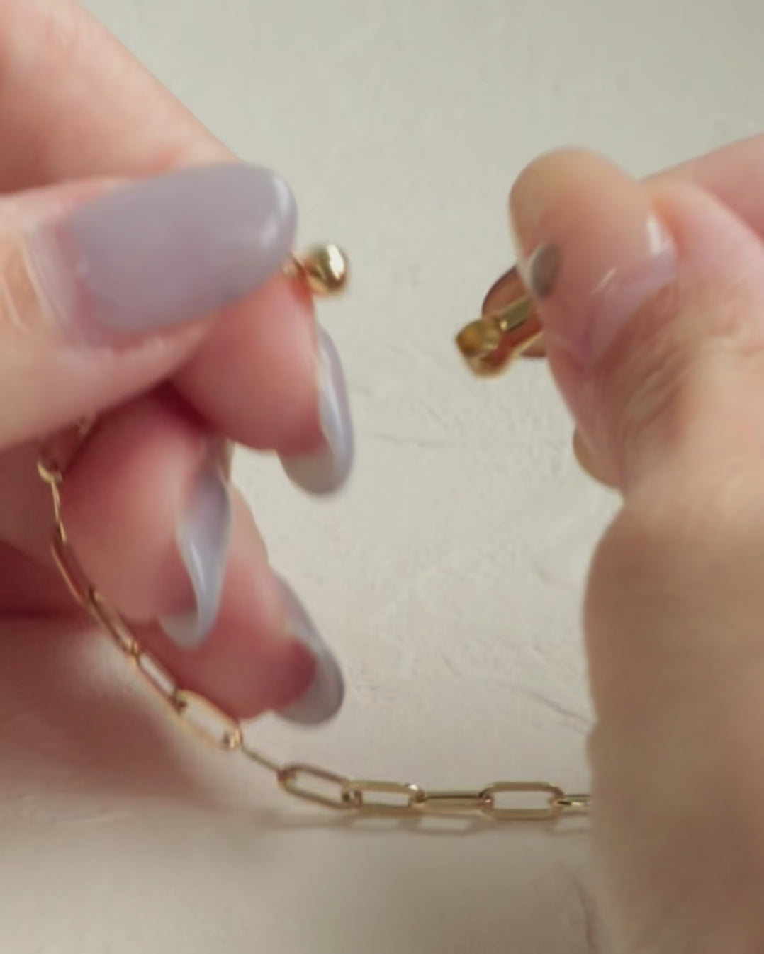 K10ブレスレット マグネットスクエアチェーン｜MONATELIER（モナトリエ