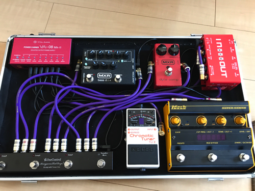 色んなジャンルのベースを弾く僕が使っているエフェクターボードを紹介