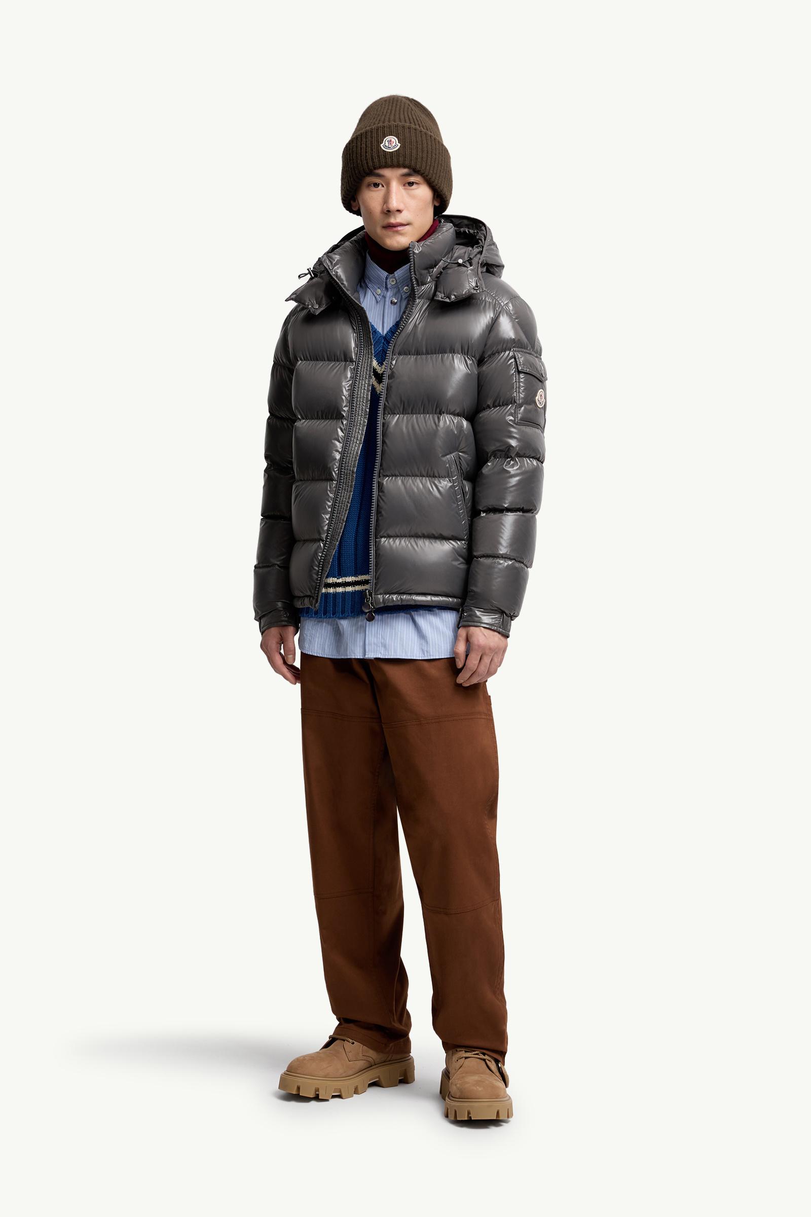 ダークグレー Moncler Mayaショートダウンジャケット : ショートダウン