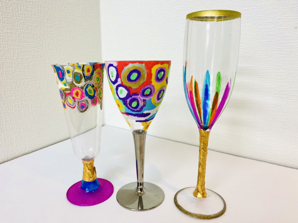 イタリアのベネチアングラス風工作を子供たちが体験！ | 大阪の絵画