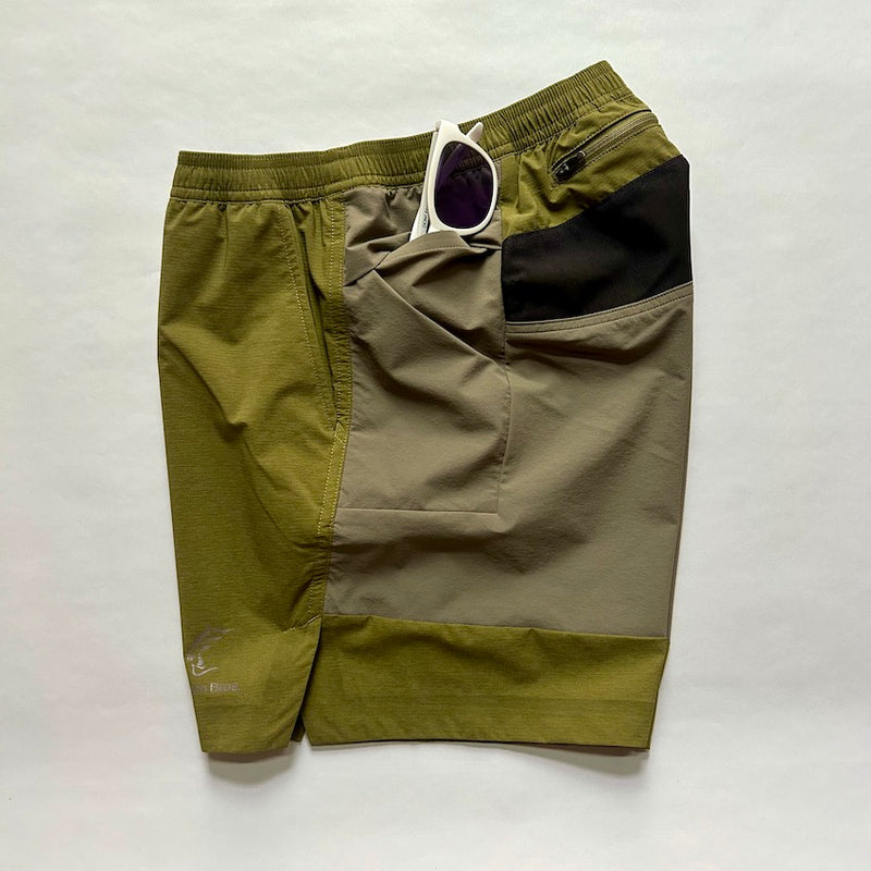 ELV1000 5.5in Hybrid Shorts (Men's / Olive Green）Teton Bros