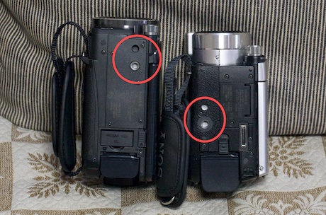 CX550V 三脚穴移動の意味 – mono-logue