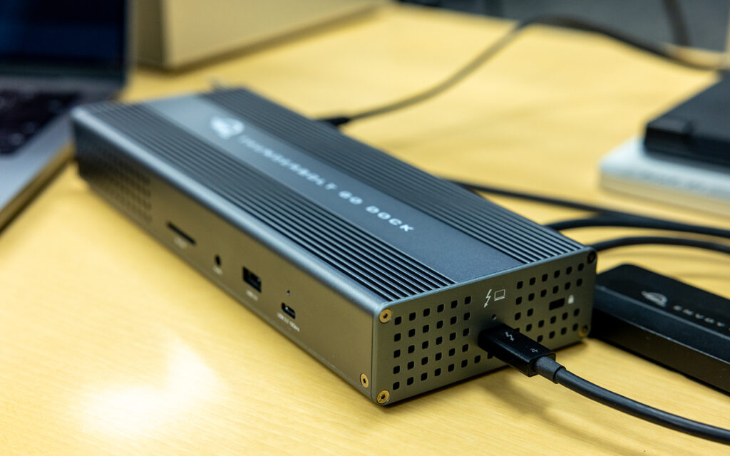 電源内蔵でフル仕様のサンダーボルトドック：OWC Thunderbolt Go Dock