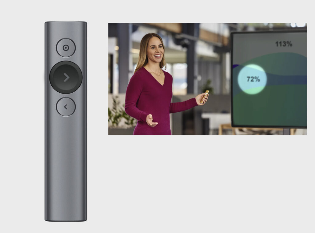 レーザーポインタじゃない：ロジクール プレゼンテーションリモコン