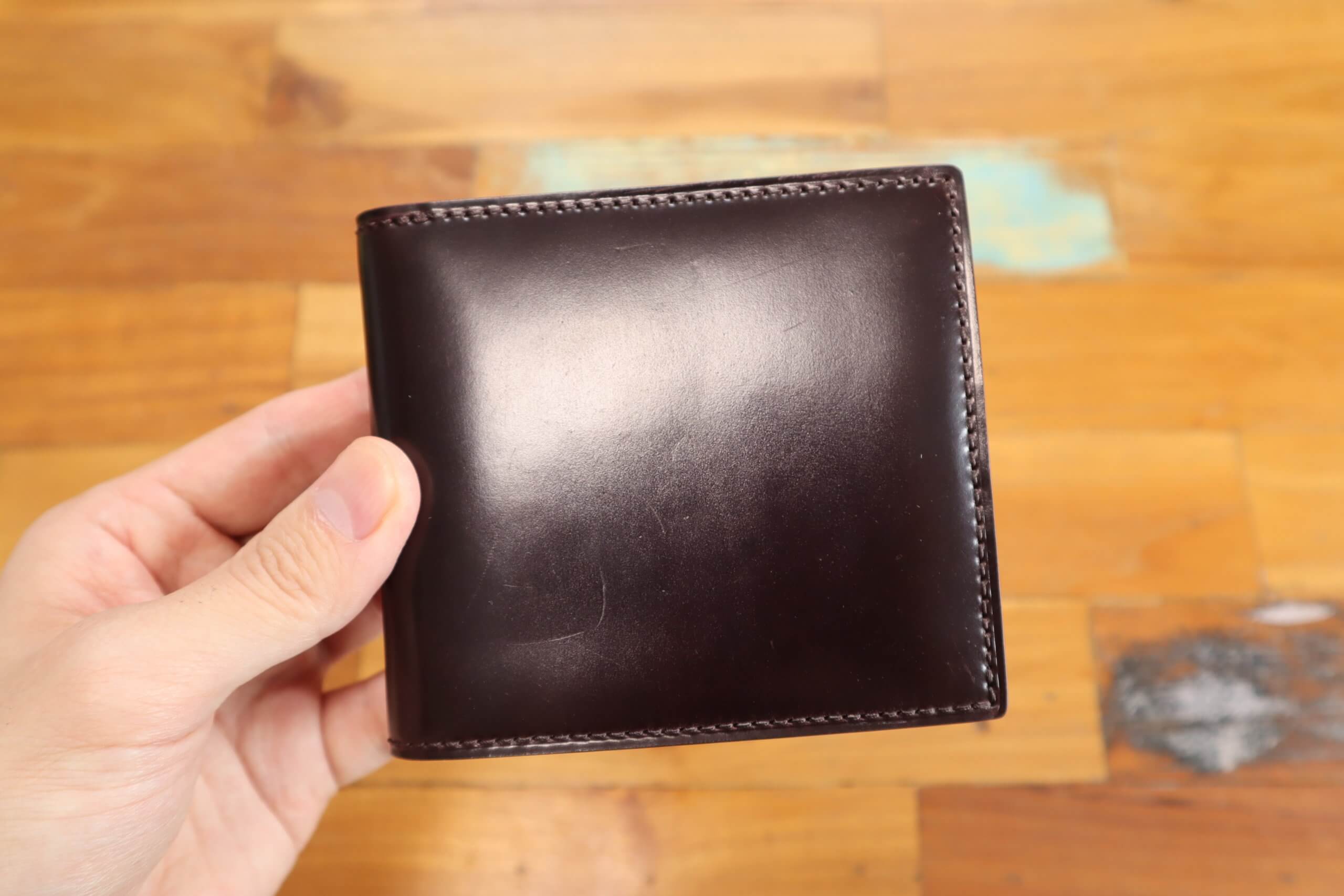 レビュー】GANZO（ガンゾ）シェルコードバン2『純札入れ（二つ折り財布