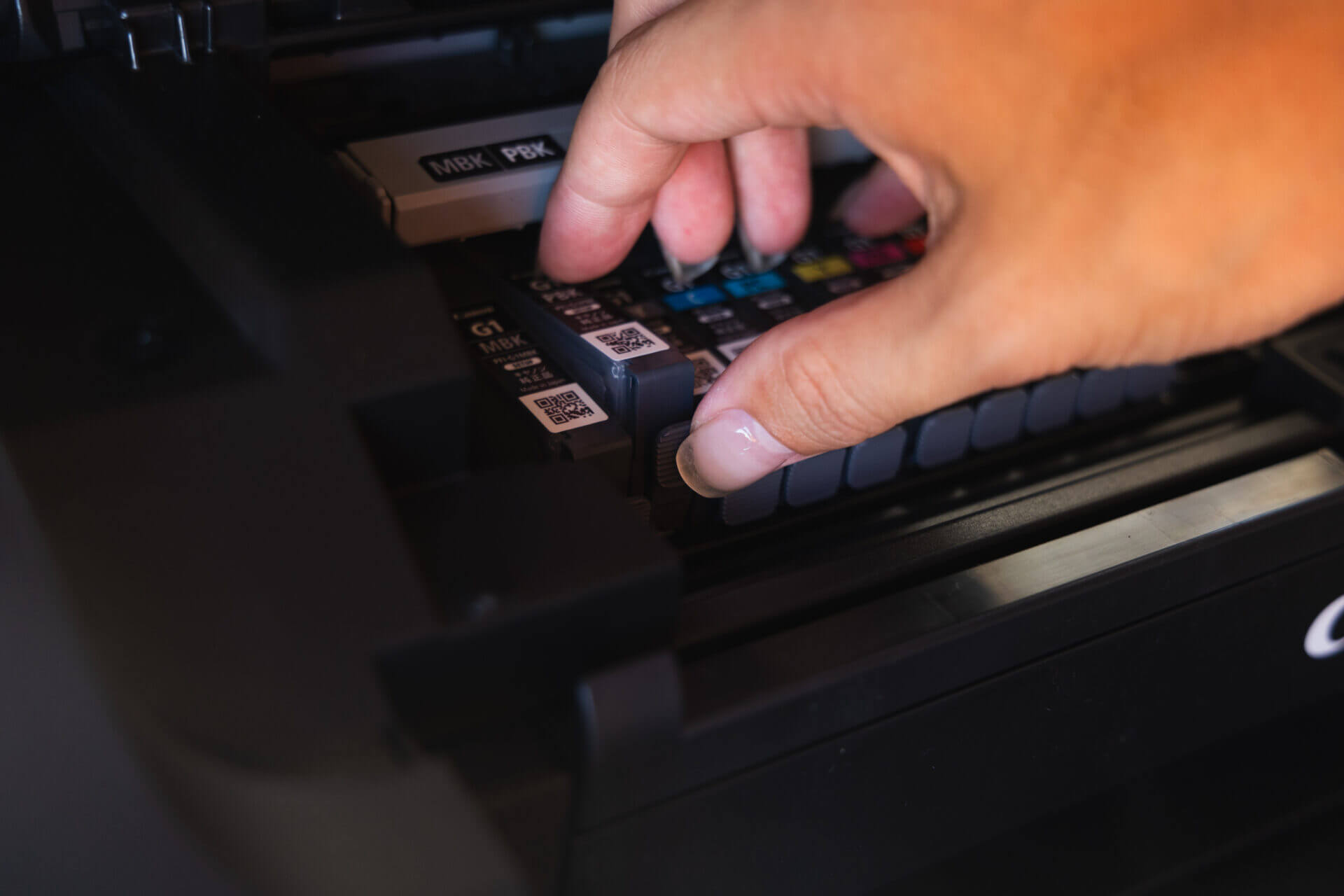 Canonのプリンター「PRO-G1」の顔料インク交換のやり方。 | signature