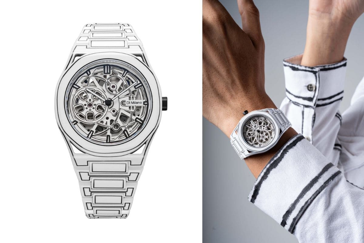 スケルトンウォッチの到達点】“D1ミラノ”が魅せる洗練の白と重厚な黒