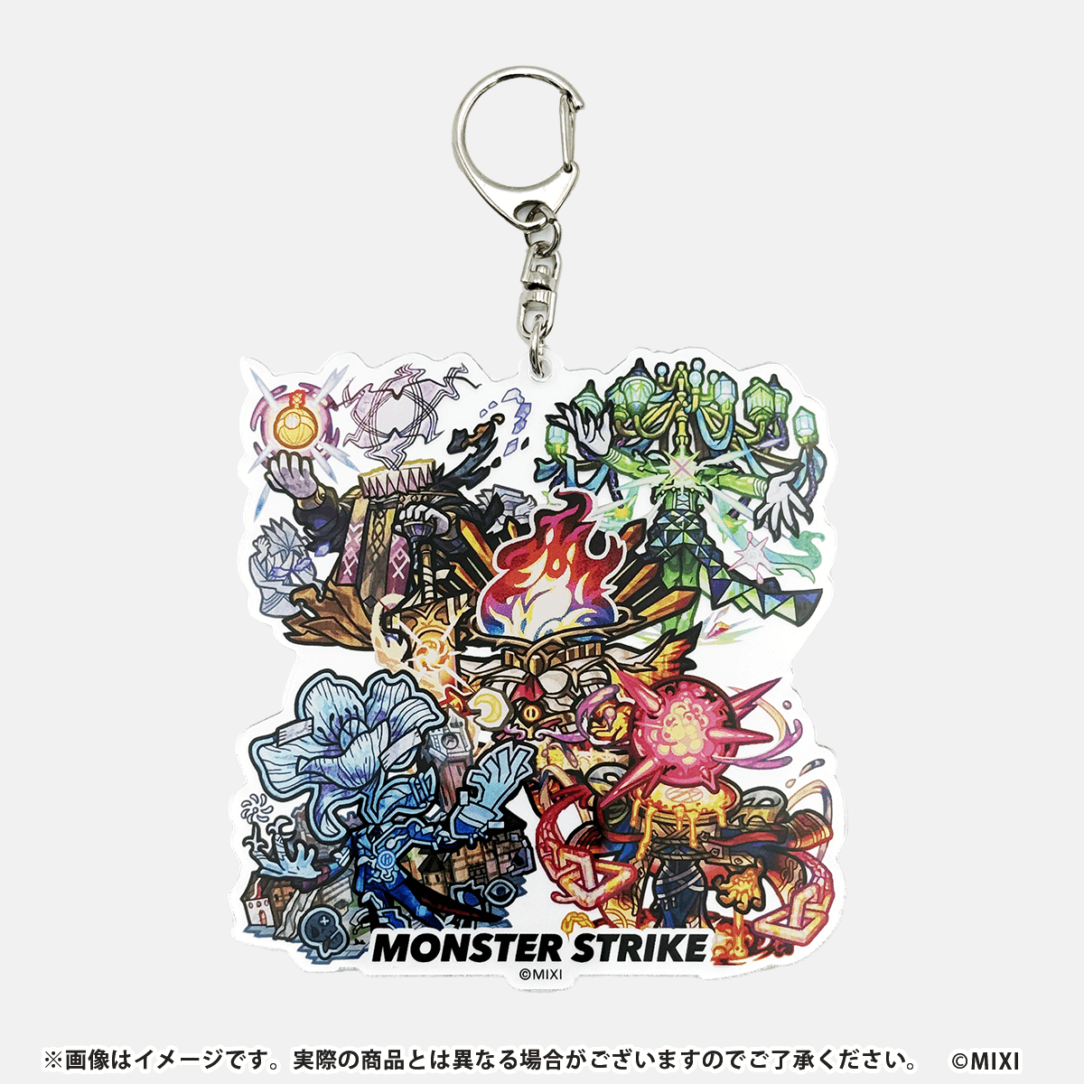 モンスターストライク 集合アクリルキーホルダー 〜超爆轟黎