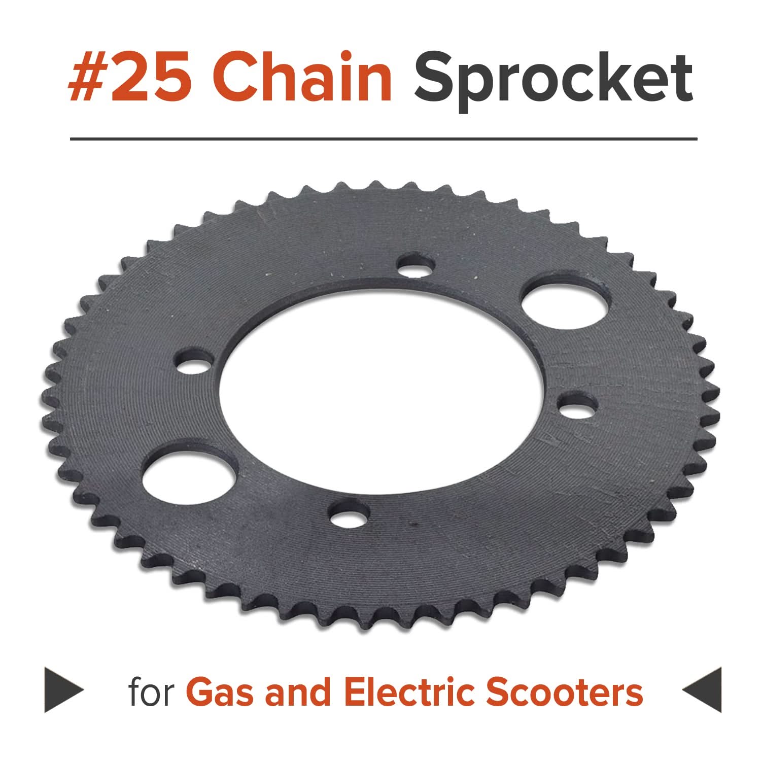 25 Chain Sprocket - 55 Tooth - 2-9/16