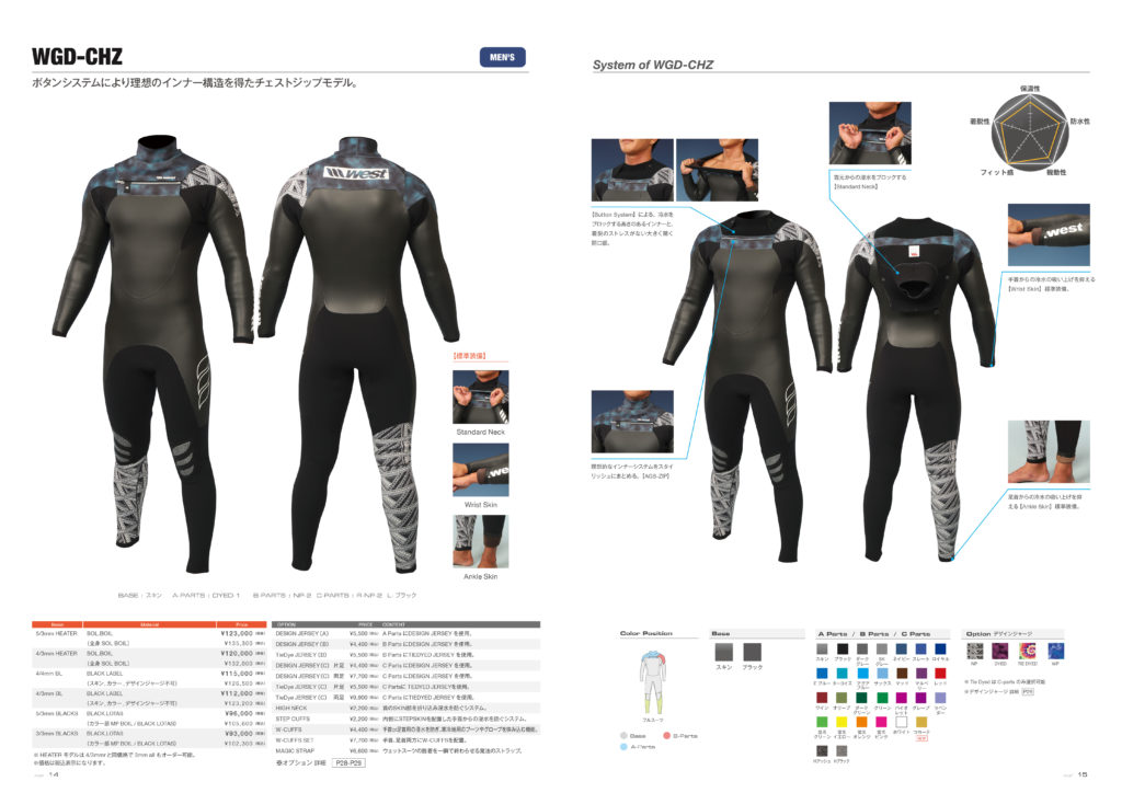 2024-25冬のウエストスーツ | MOANA COASTAL SERVICE