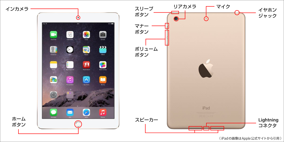 iPadmini3】機能一覧｜iPadmini3の製品仕様や基本性能、機能一覧