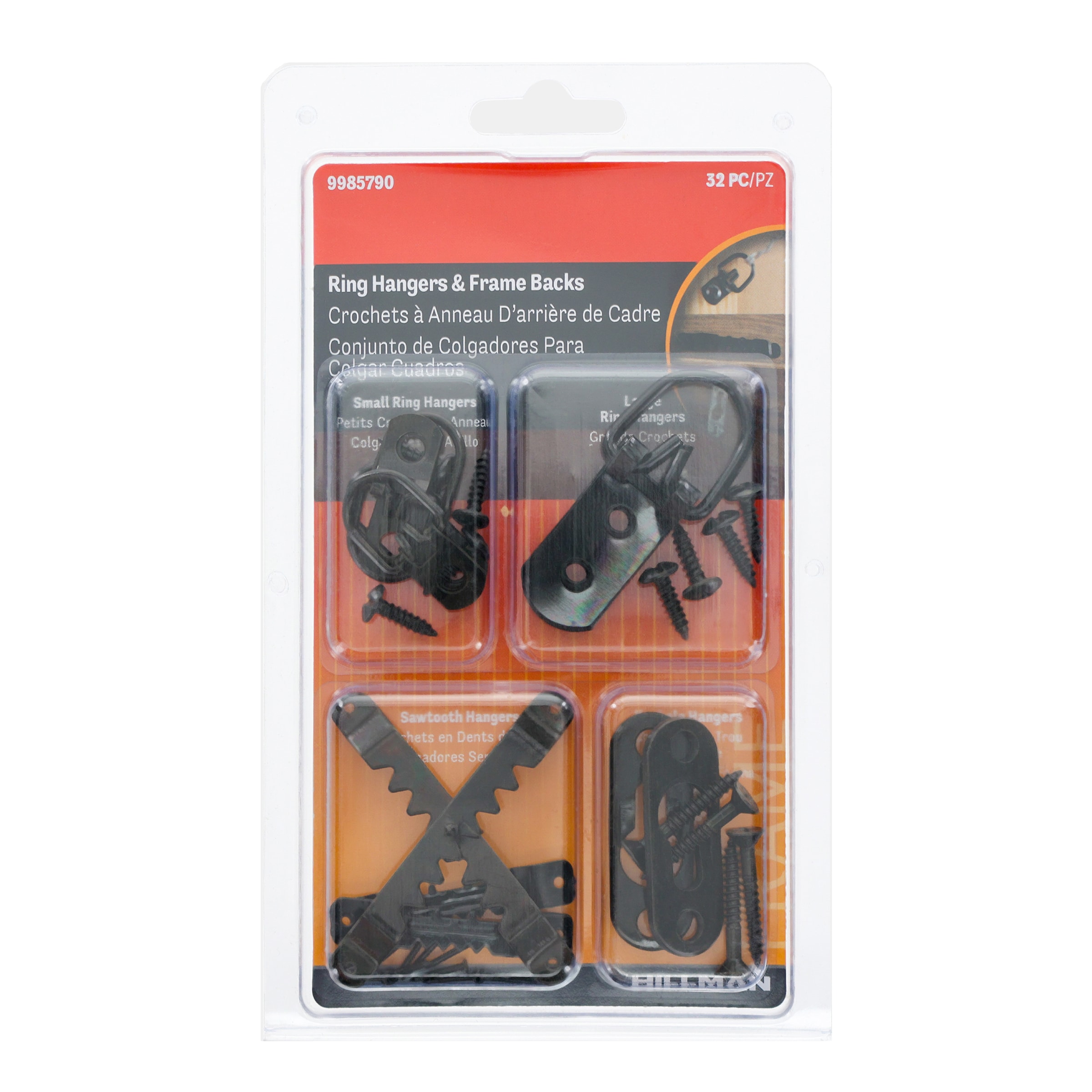 Hillman Black Frame Hardware Kit 32Pc 9985790 at Lowes.com