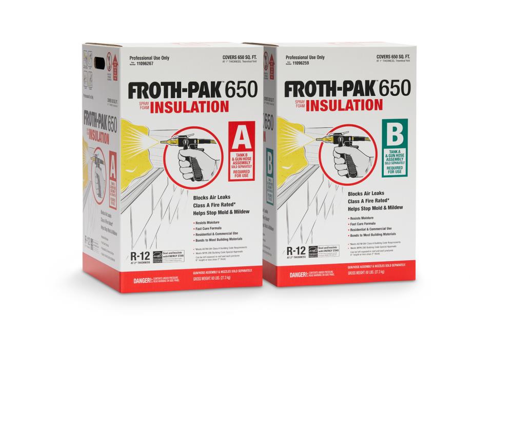 Froth-Pak 650 Foam Insulation Kit 1424 oz Spray Foam Insulation at