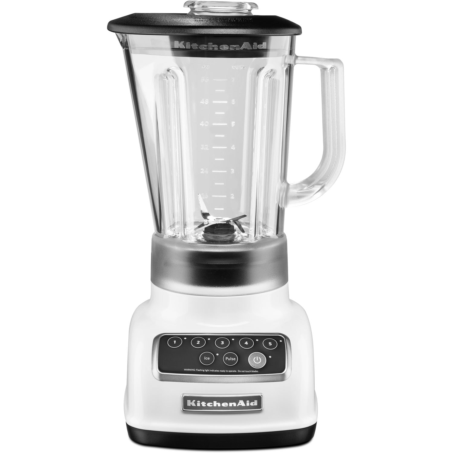 KitchenAid Classic 56-oz White 5-Speed 600-Watt Pulse Control