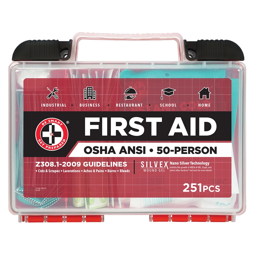 BE SMART GET PREPARED 2009 Osha/ansi 251 Pc First Aid Kit Z308.1