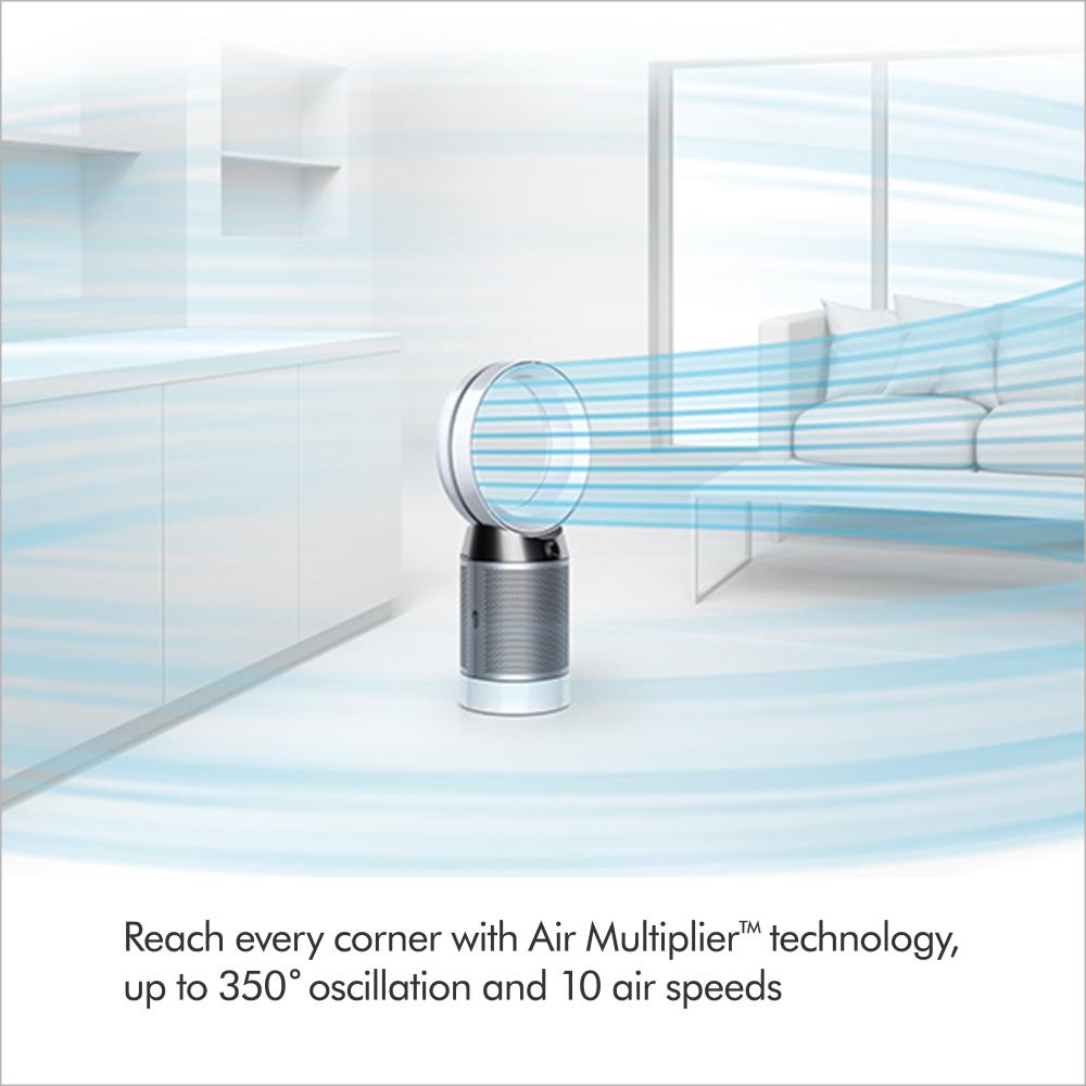 Dyson Pure Cool, DP04 10-Speed (Covers: 172.2 Sq.-ft) Hepa White