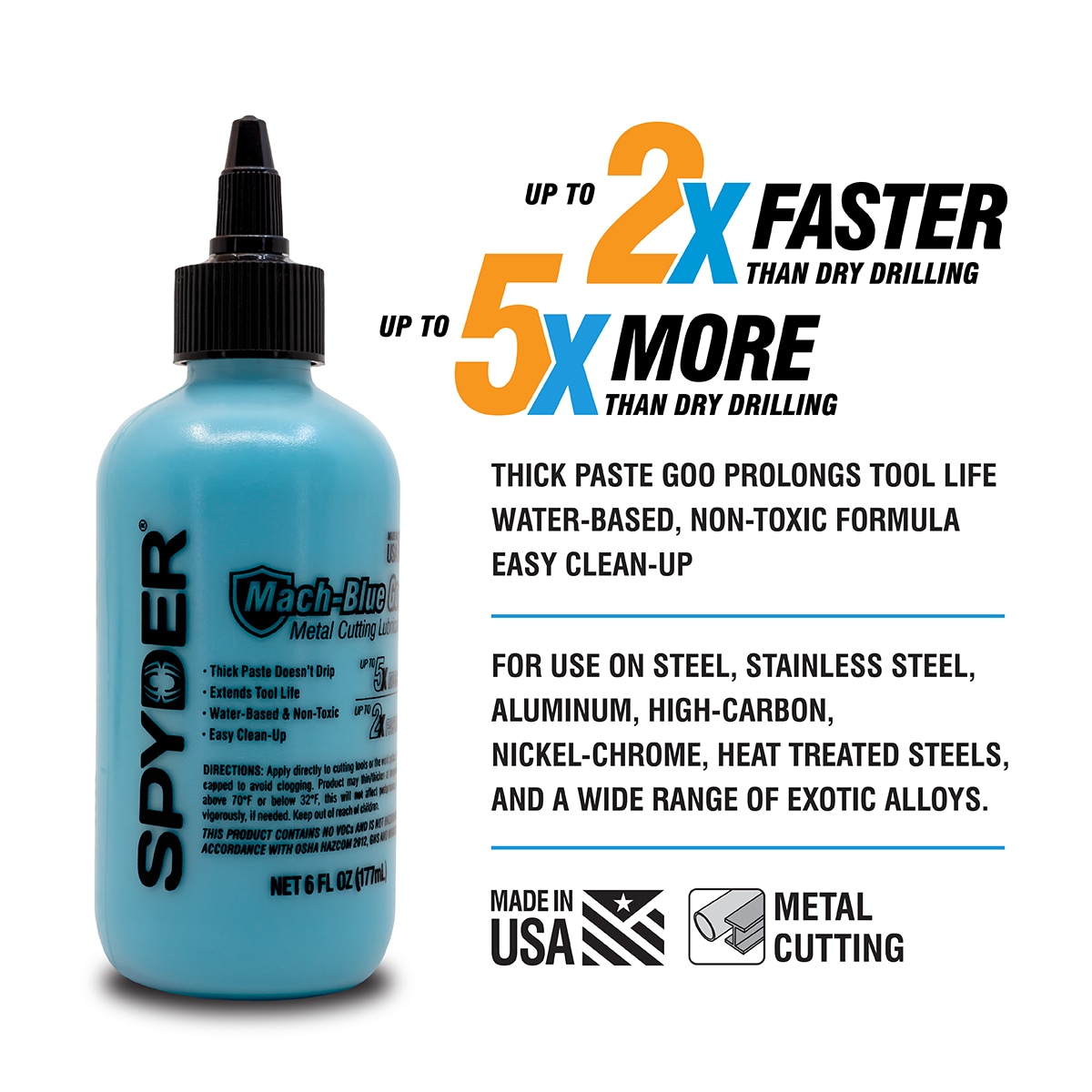 Spyder Mach-Blue 6-fl oz Multi-purpose Cutting Tool Lubricant
