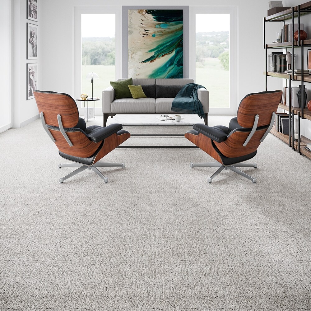 STAINMASTER Impeccable charm Mist Brown 38-oz sq yard Polyester