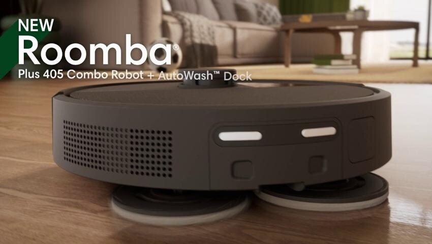 iRobot Roomba 405 G185 Combo Auto Charging Self Emptying Robotic