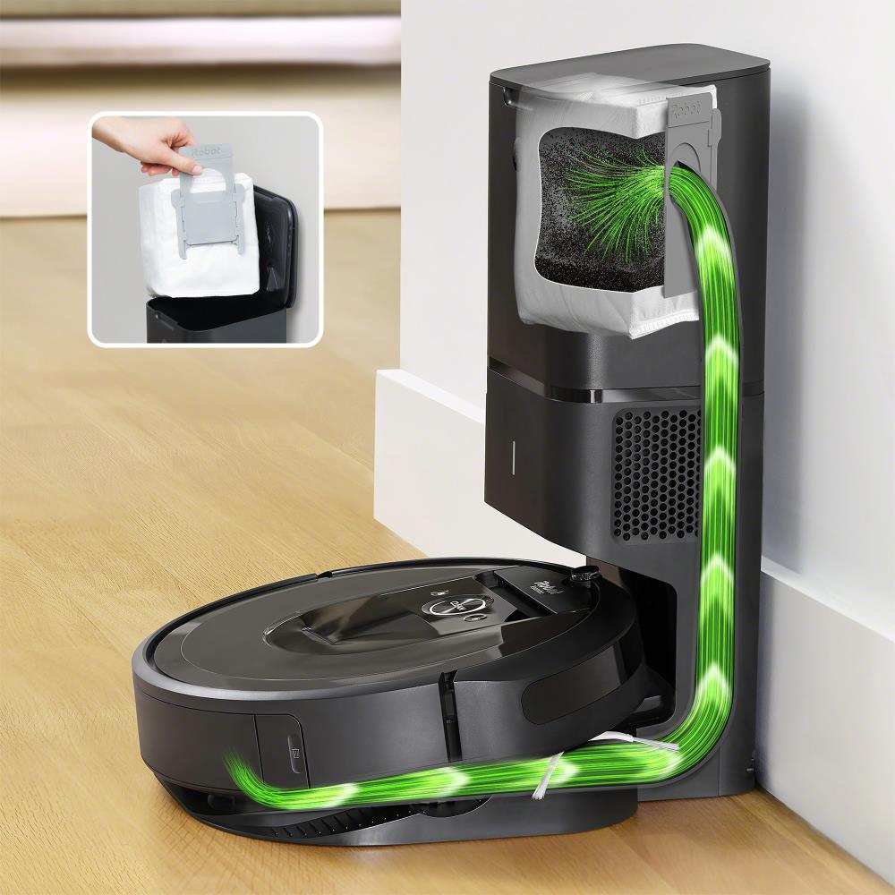 iRobot Roomba i7+ 7550 Auto Charging Self Emptying Pet Robotic