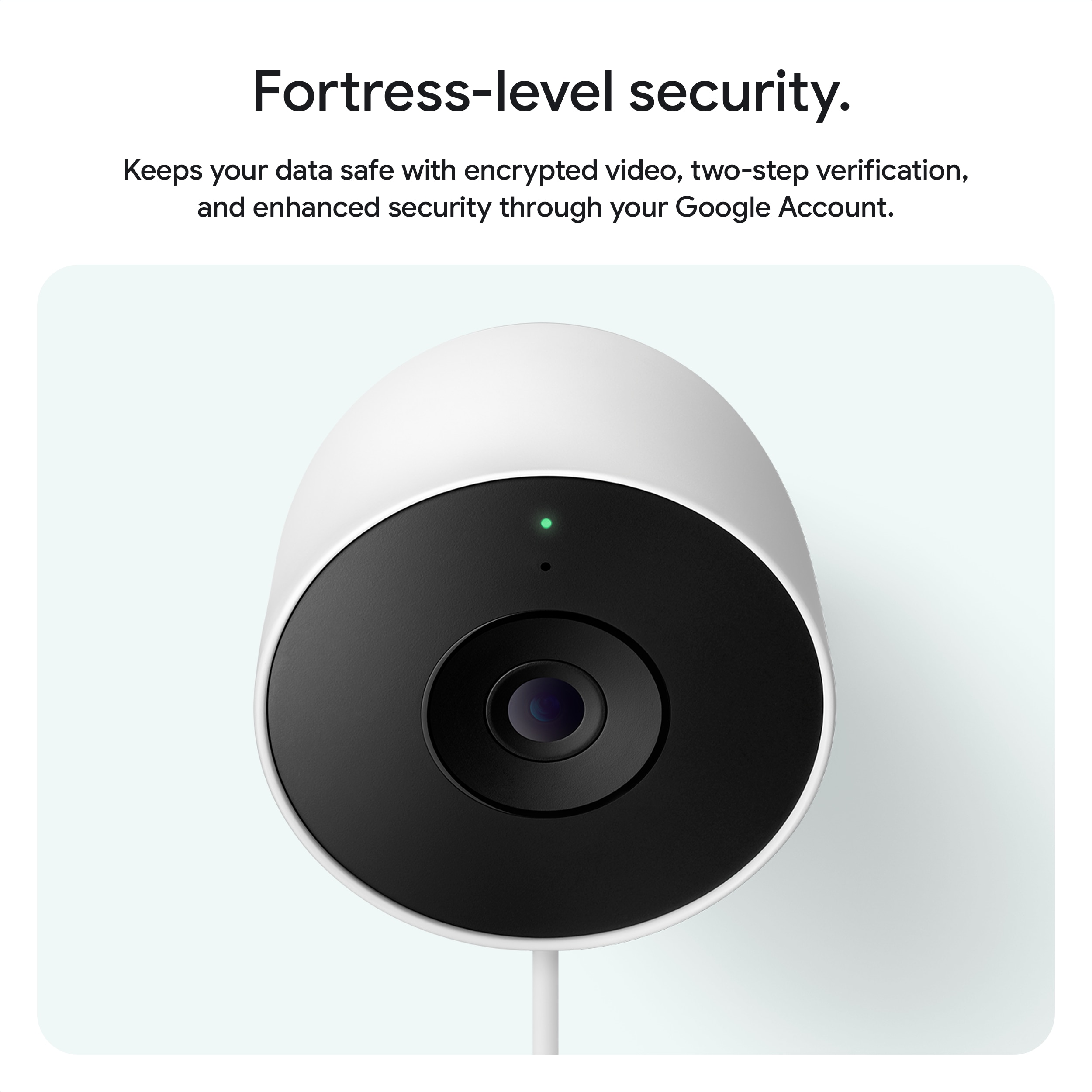 Google Nest Cam Outdoor (wired, 2nd gen) - Snow in the Security