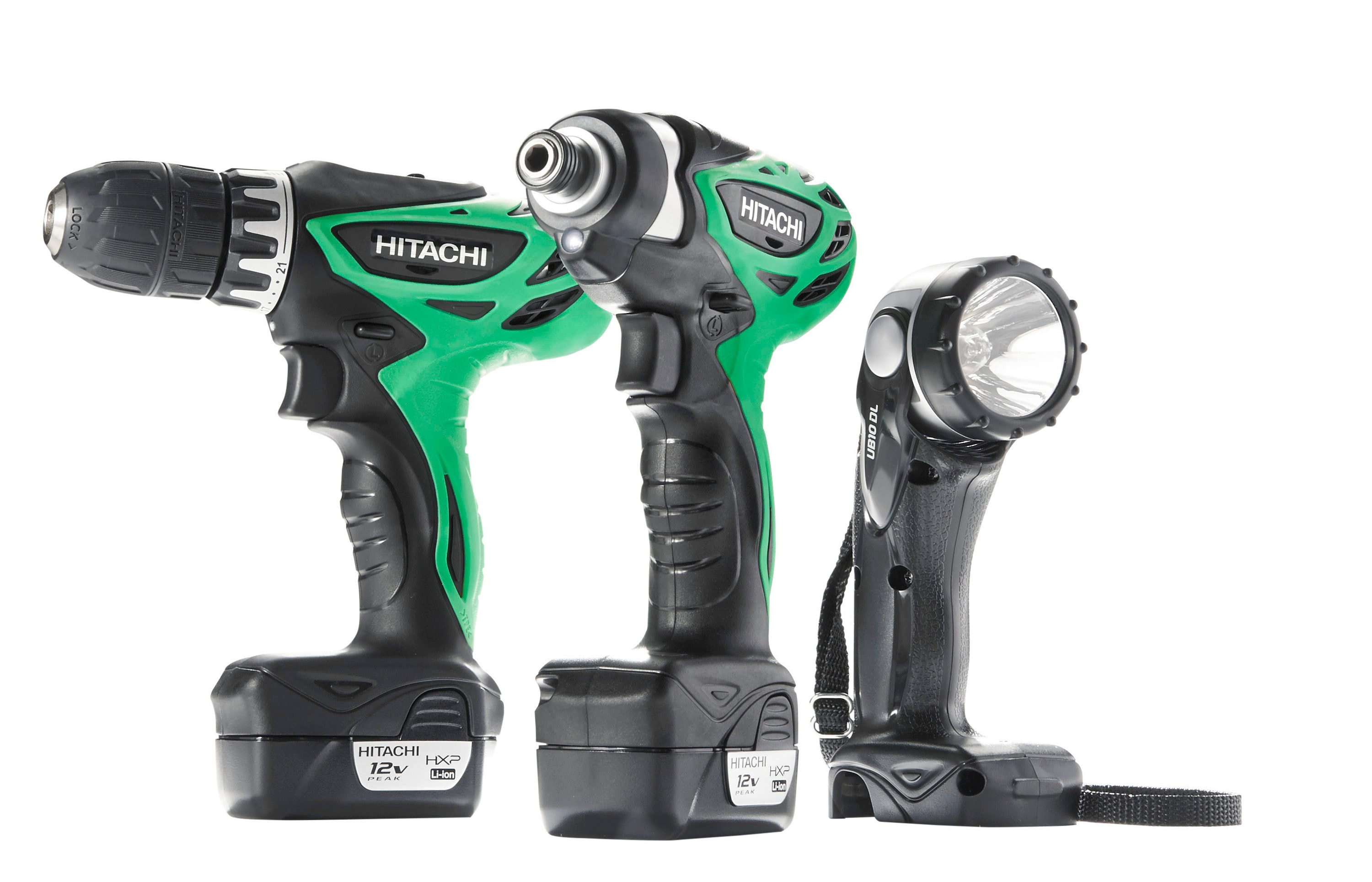 Hitachi 3-Tool Power Tool Combo Kit with Soft Case (2-Batteries