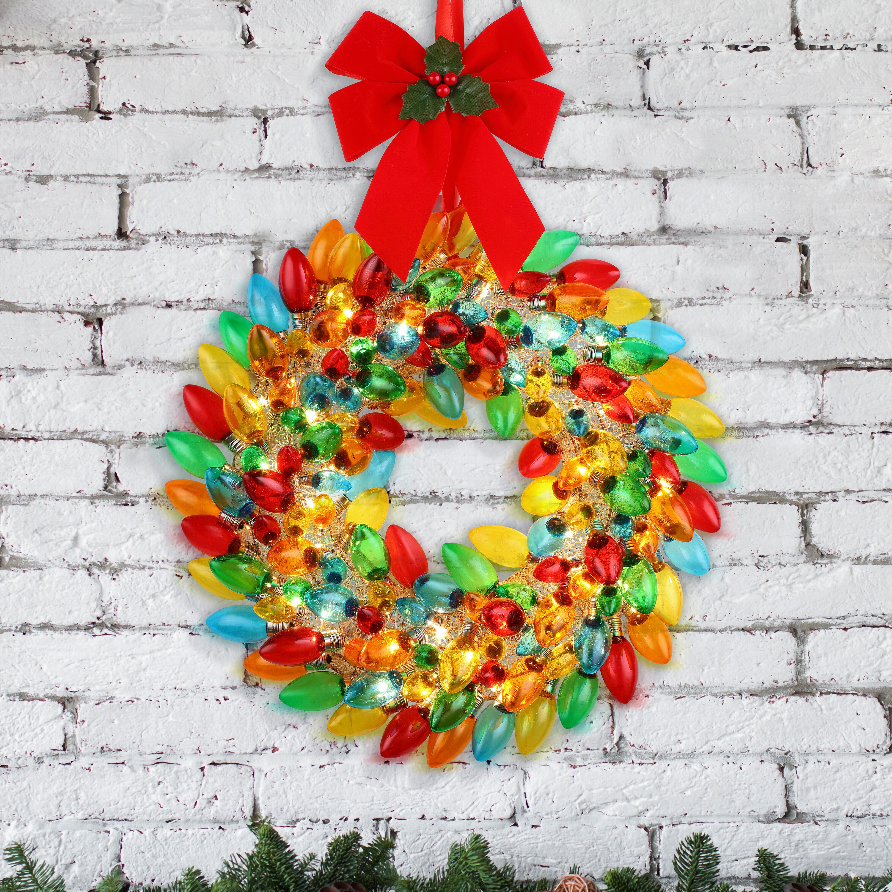 Mr. Christmas 17-in Pre-lit Indoor/Outdoor Battery-operated with