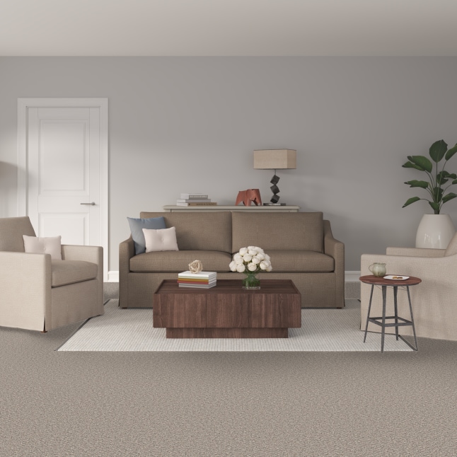 Style Selections (Sample) Tenacity Sandstone Gray 25-oz sq yard