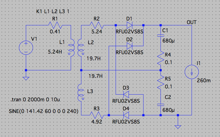KT88プッシュプルアンプ 電源の設計（2）: 金沢電気電子工房