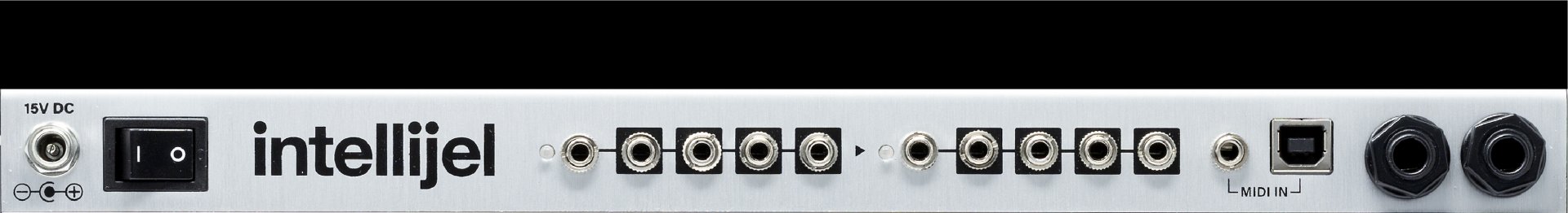 Intellijel 4U x 62HP Palette Case Top Row SILVER (0.5U) - Eurorack