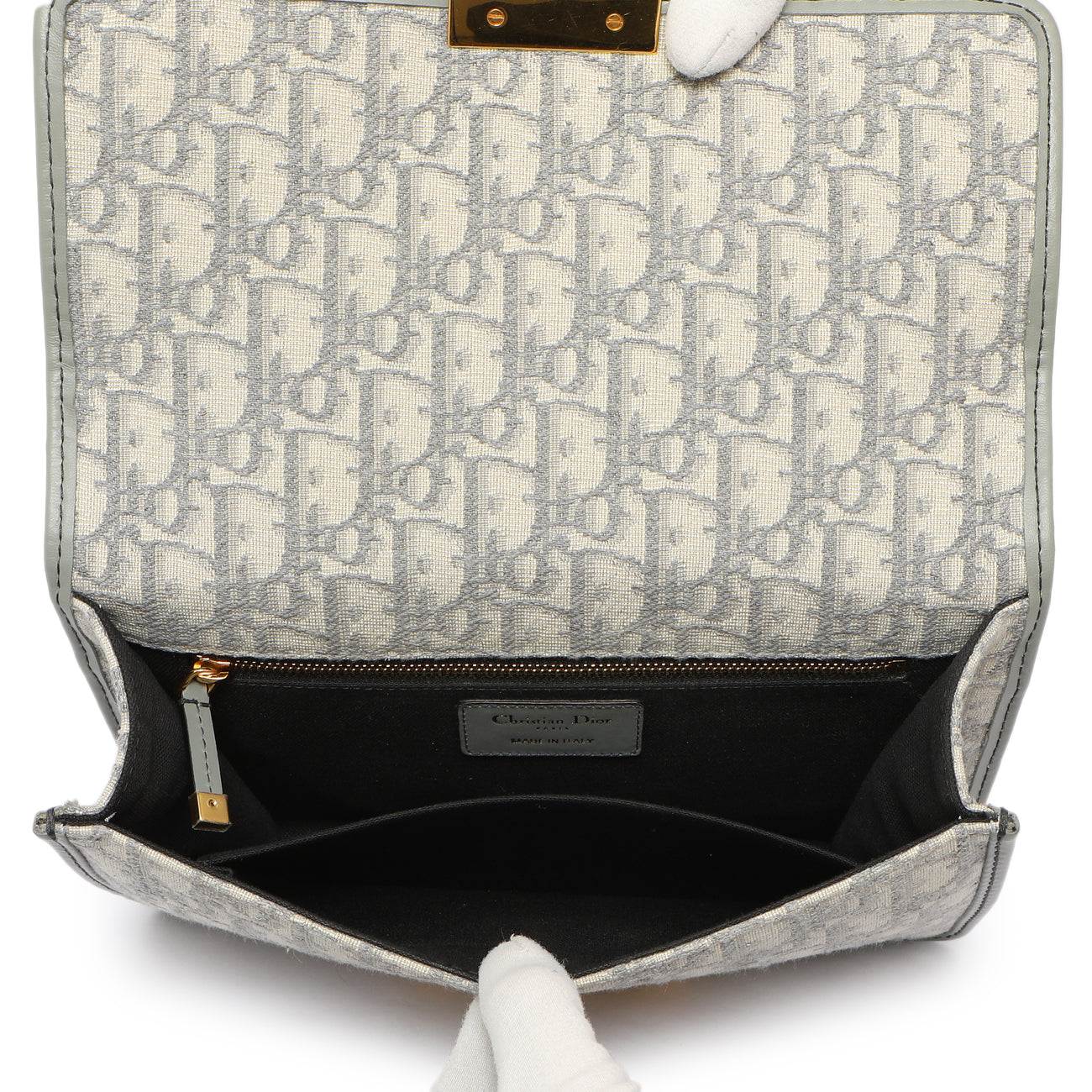 Christian Dior Grey Oblique 30 Montaigne Flap Bag – Modaselle