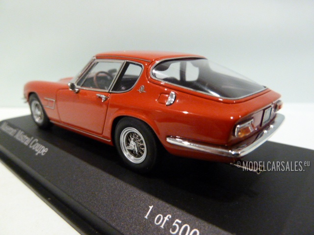 Maserati Mistral Coupe Red 1:43 437123424 MINICHAMPS diecast model