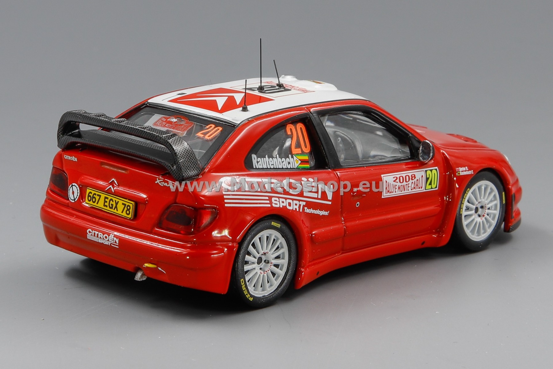 IXO RAM310 Citroen Xsara WRC No.20 Rally Monte Carlo 2008 C