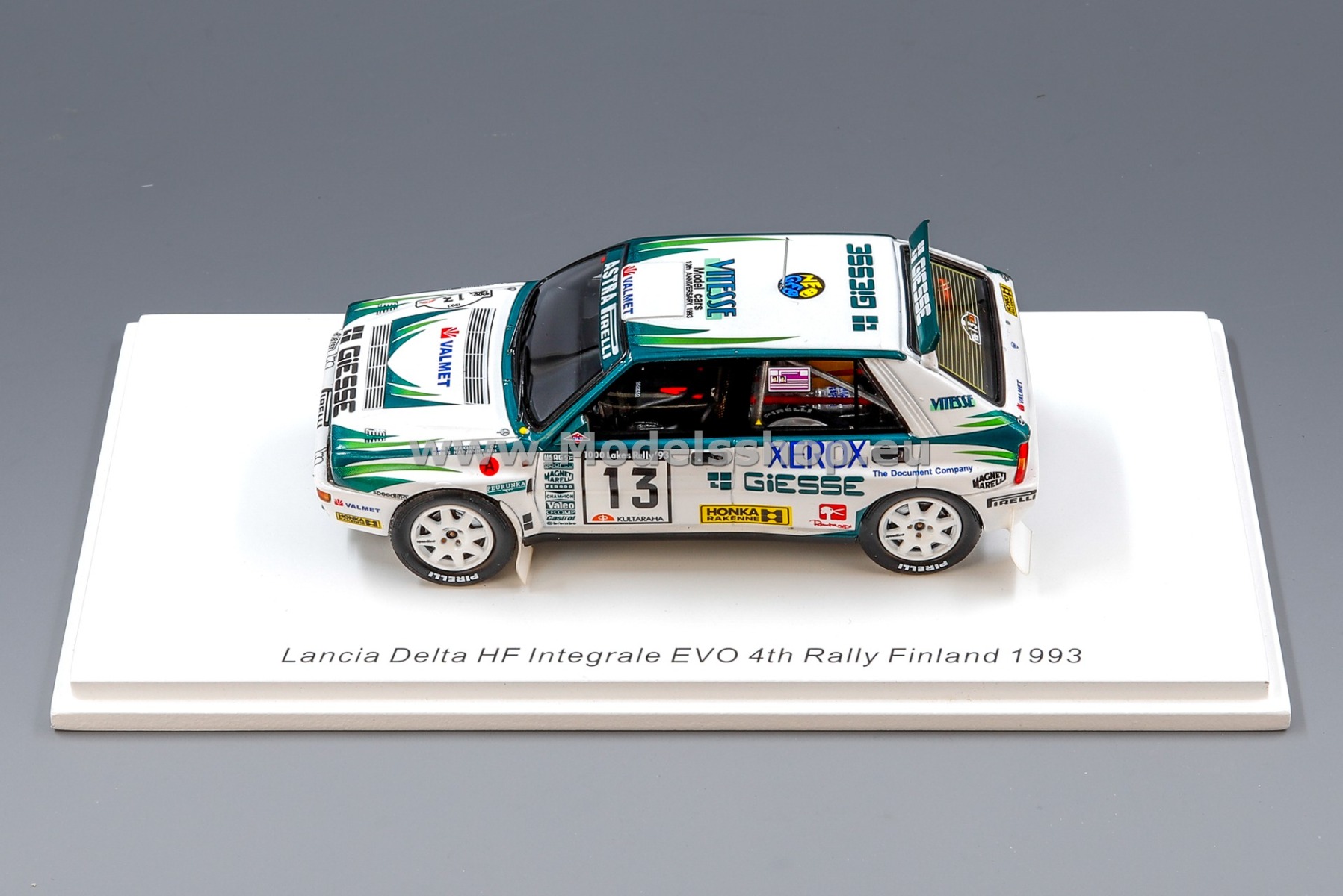 Spark S9027 Lancia Delta HF Integrale EVO No.13 4th Rally 1000